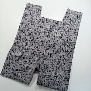 All Fenix Women's Leggings S Gray Black‎ Dots Active Athleisure